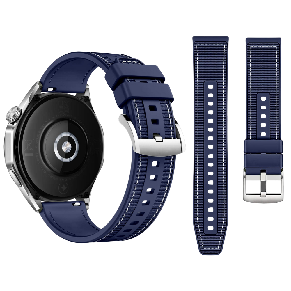 Strap Nylon Silicone Bleu