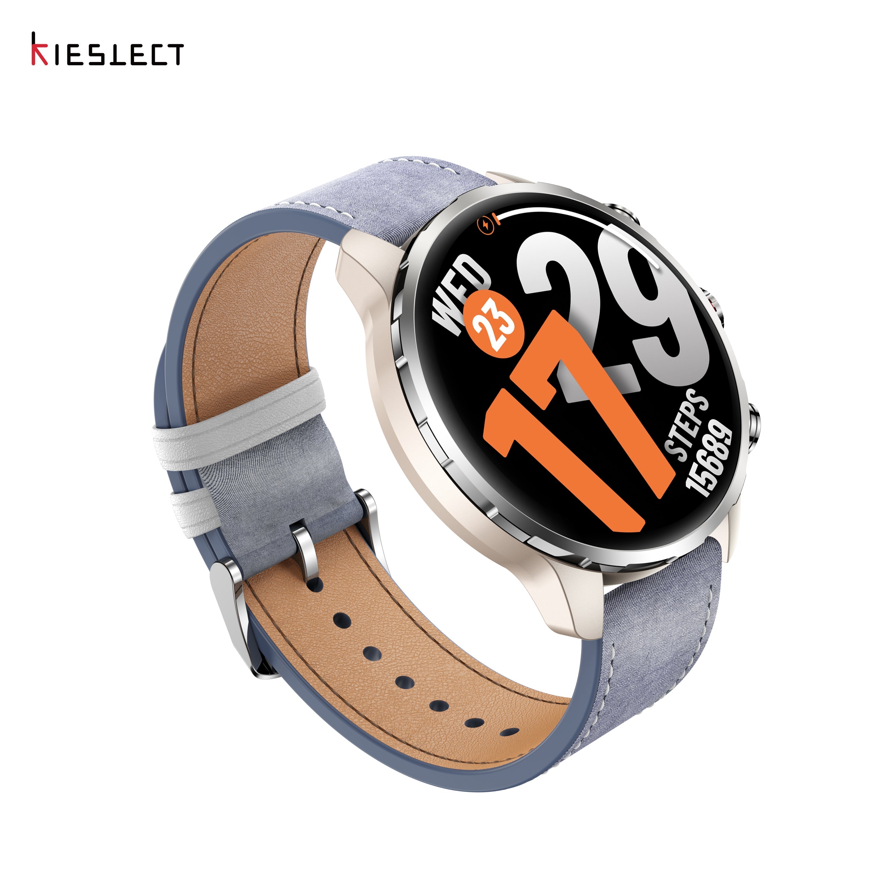 Kieslect Smart Calling Watch Kr 3 (GOLD-Jeans)