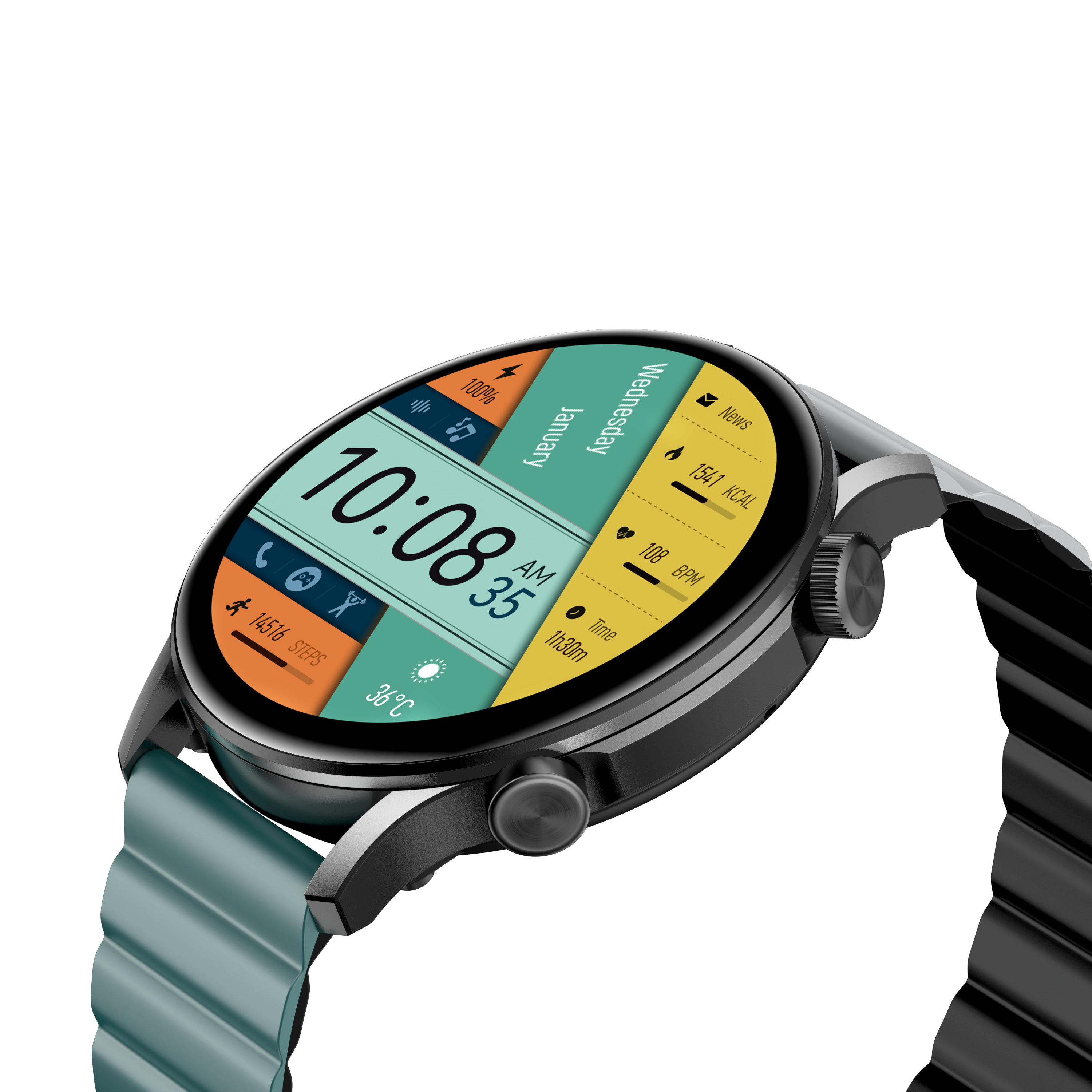Kieslect Smart Calling Watch Kr Pro Limited Edition Double strap