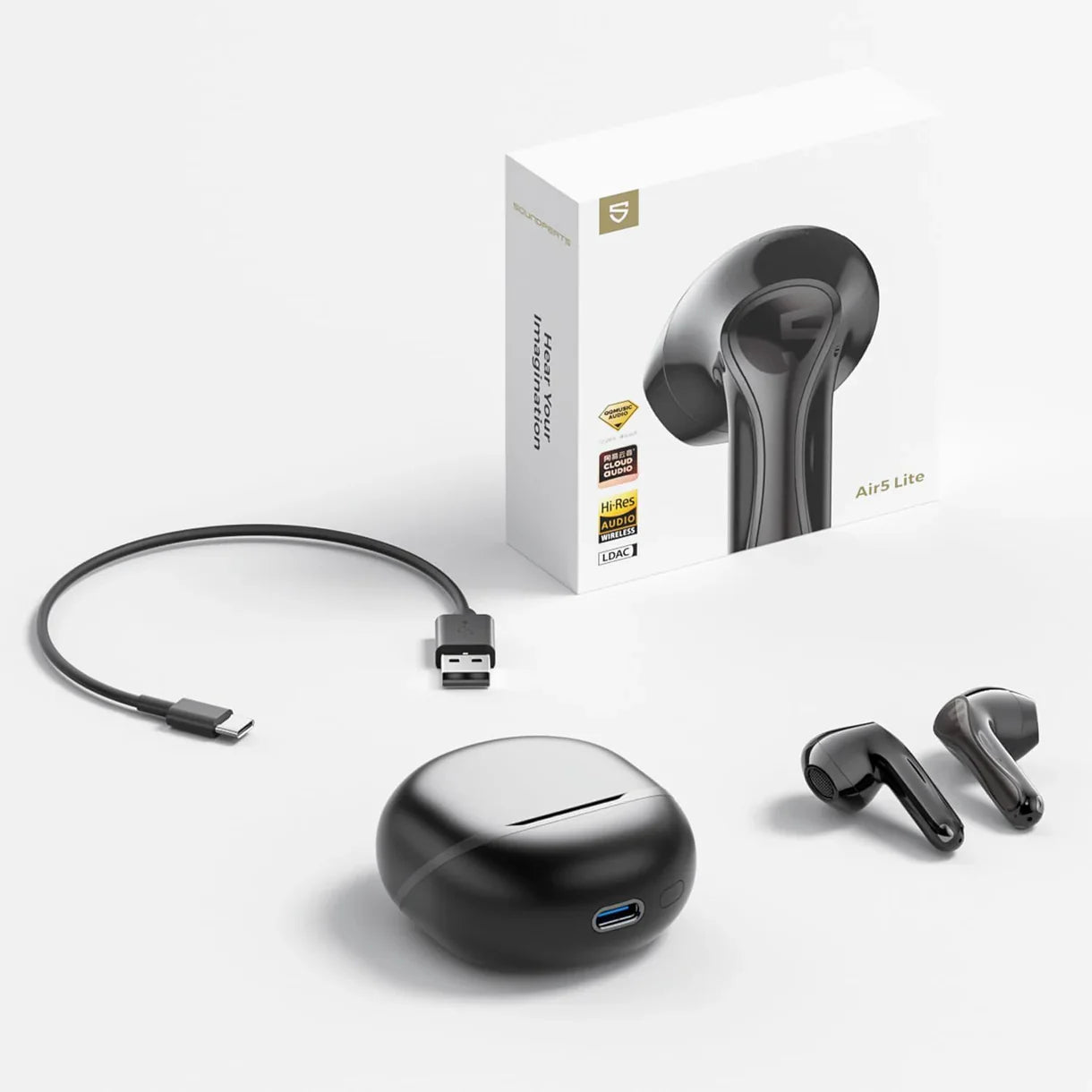 Soundpeats Air5 Lite + Pochette Gratuite PEATS