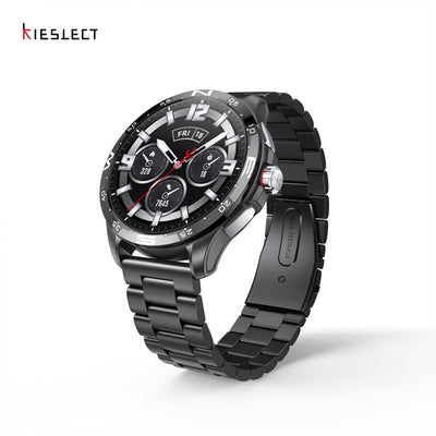 Kieslect Actor Leading Smartwatch with GPS+5ATM and Stunning Ceramic Bezel double Strap