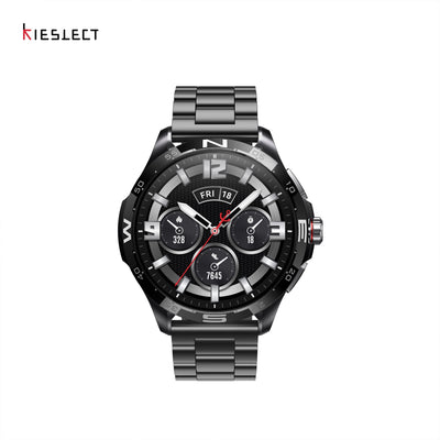 Kieslect Actor Leading Smartwatch with GPS+5ATM and Stunning Ceramic Bezel double Strap