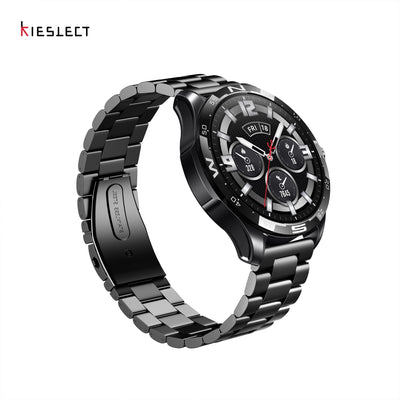Kieslect Actor Leading Smartwatch with GPS+5ATM and Stunning Ceramic Bezel double Strap
