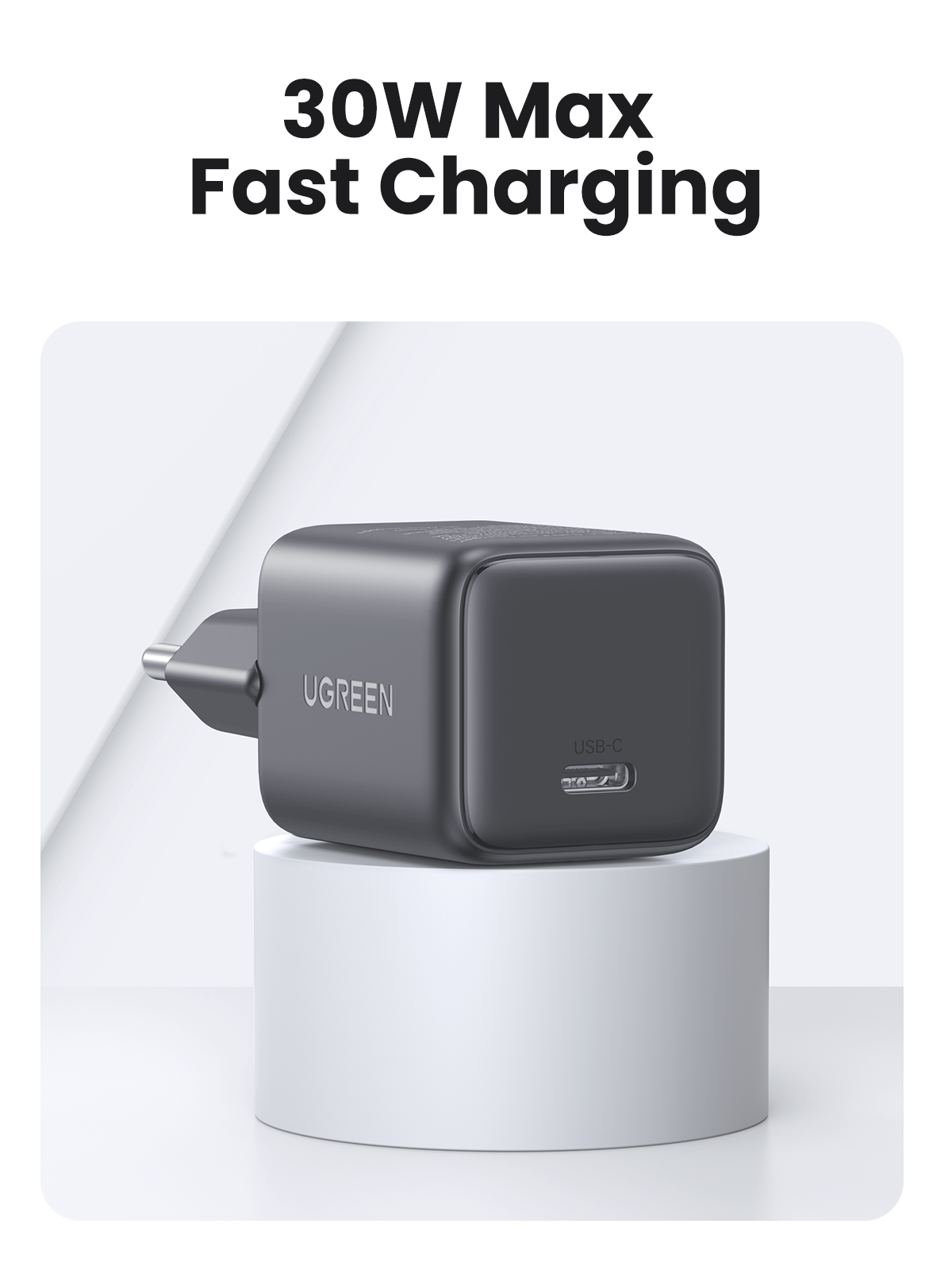 Pack Chargeur GaN 30W + Cable Braide 60W