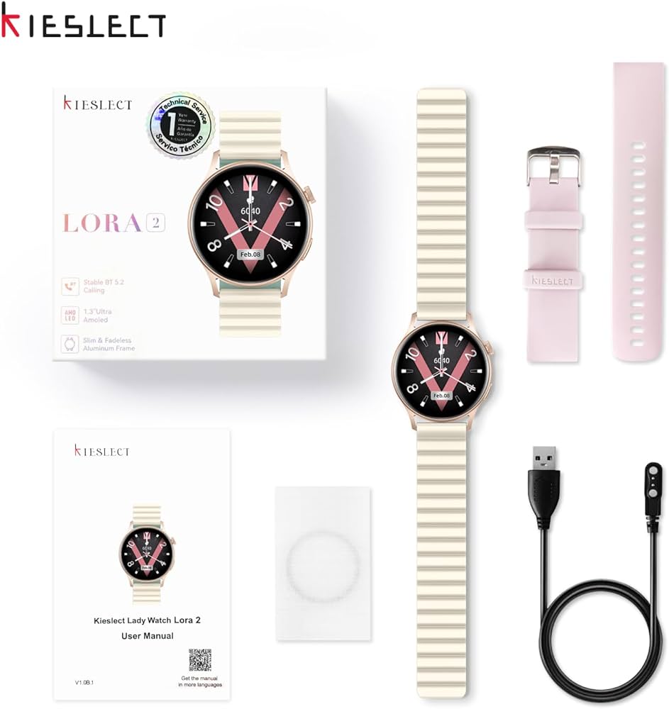 Kieslect Lady Watch Lora 2 Double strap