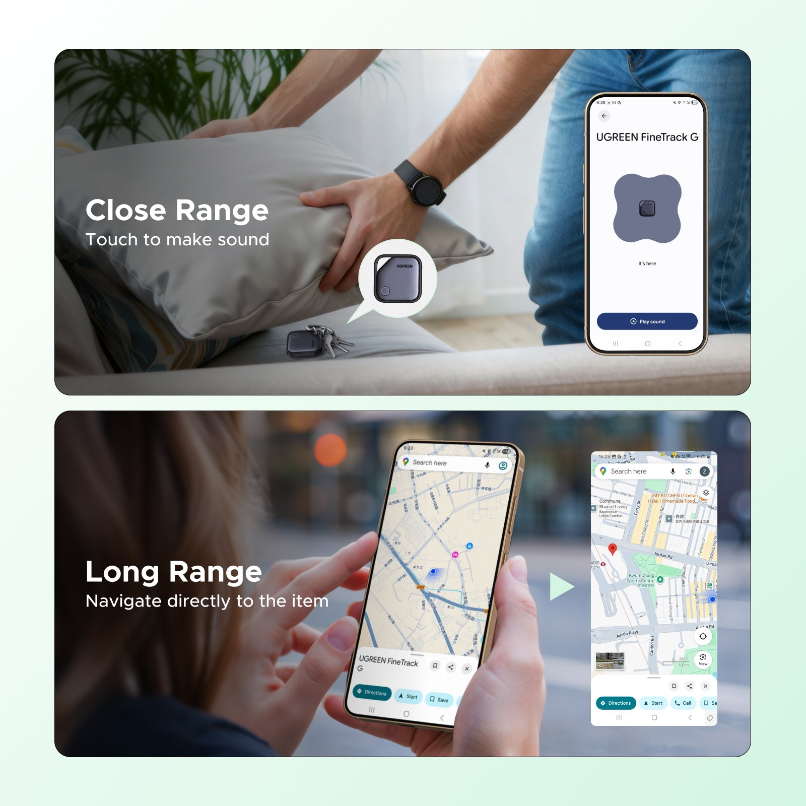 2-Pack Ugreen FineTrack Google (Android Only)