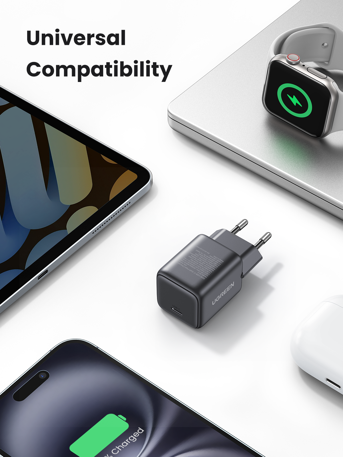 Pack Chargeur GaN 30W +Cable ABS 60W