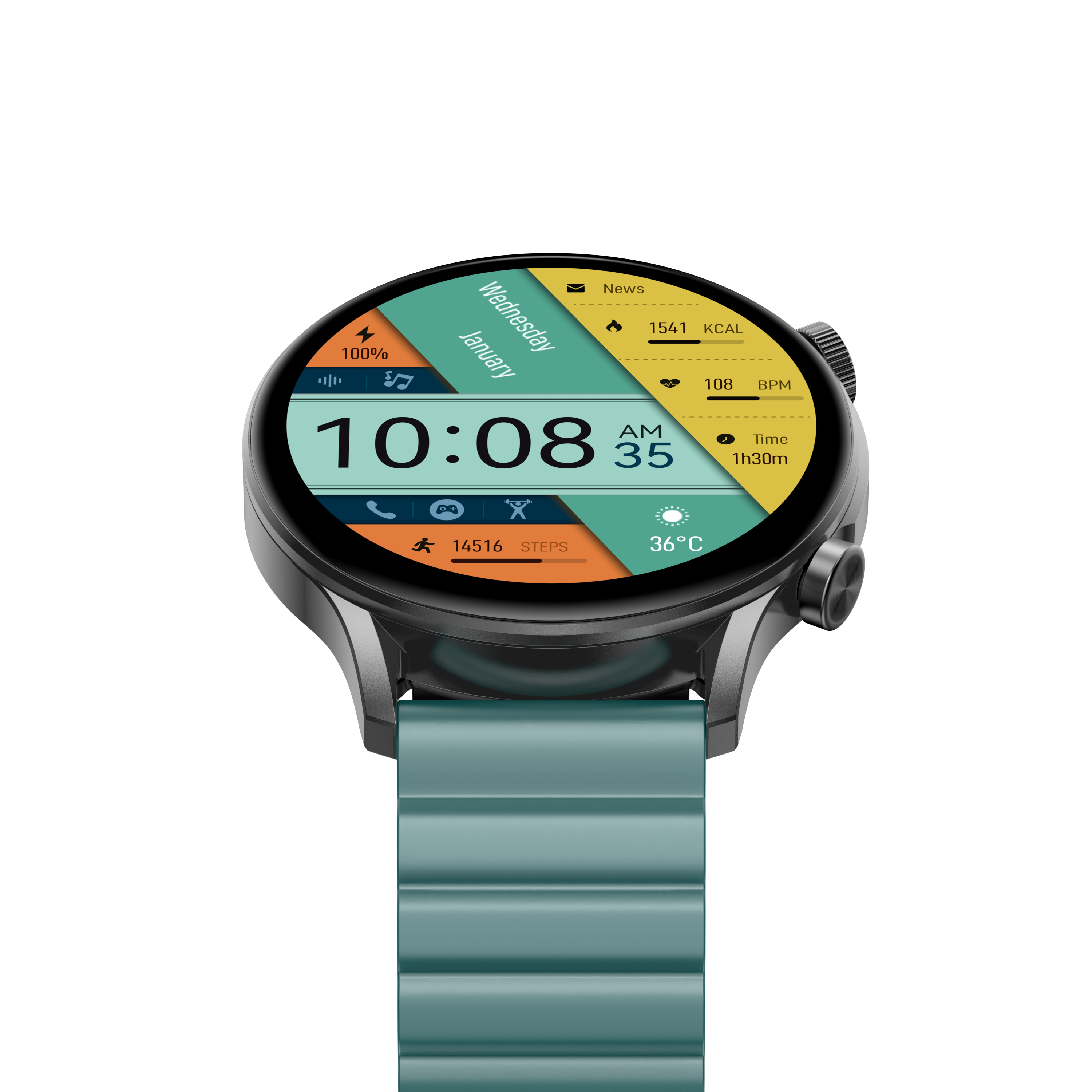 Kieslect Smart Calling Watch Kr Pro Limited Edition Double strap