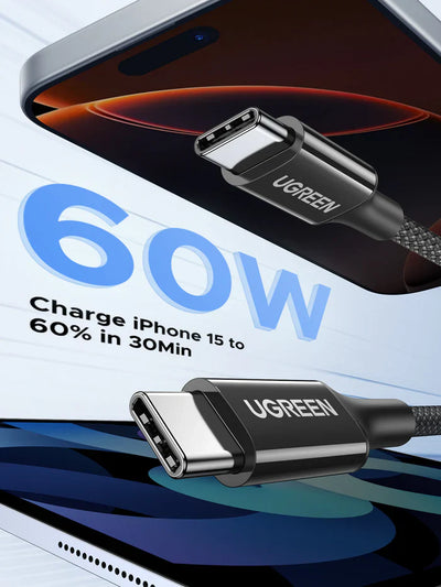 Pack Chargeur GaN 30W + Cable Braide 60W