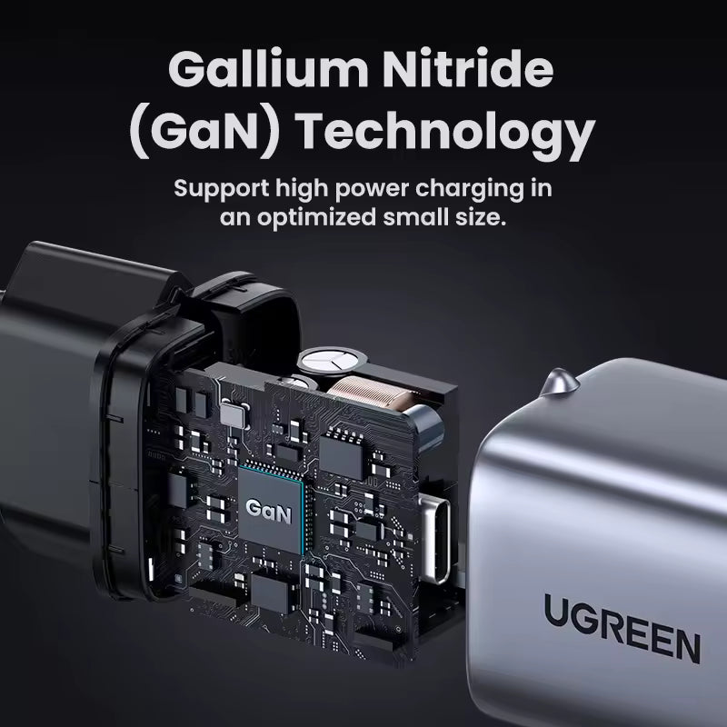 UGREEN   GaN   30W   chargeur   rapide   USB-C