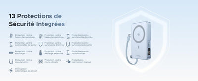 UGREEN MagFlow Batterie Externe Magnétique Sans Fil (10000mAh, Qi2 25W, Compatible MagSafe)