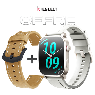 Kieslect KS3 ELITE  GPS Positioning 5ATM Waterproof + ( Bracelet cuir offert )