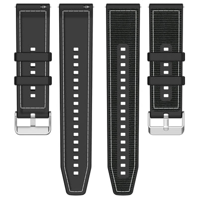 Strap Nylon Silicone Noir